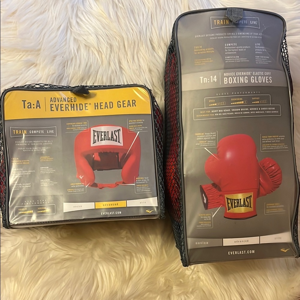 Everlast Red Training Gear Set